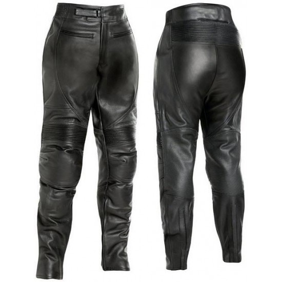 Ashman Motorbike Leather Trousers Black Size 10  Oxfam Shop